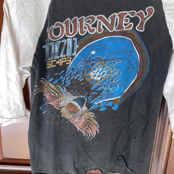 Vintage 80s Journey Double Sided Band Tee Shirt made in U.S.A. - Picture 2 of 6